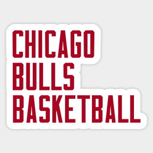 Bulls Basketball Sticker